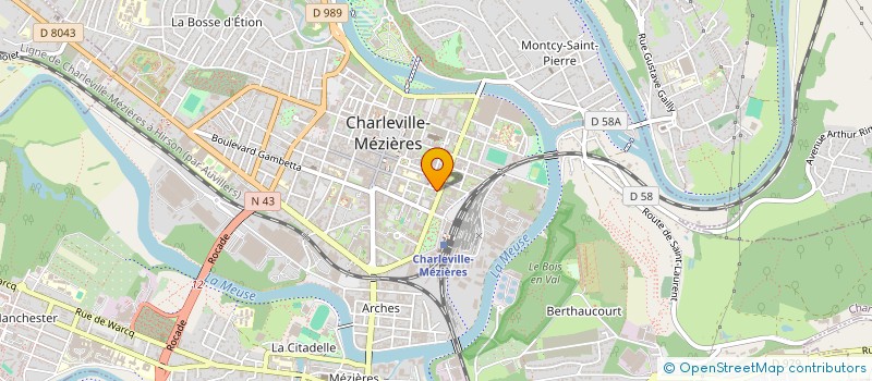 localisation de l'entreprise EURL PANIS  CHARLEVILLE-MEZIERES