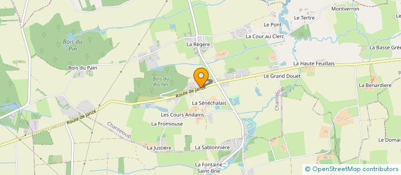 localisation de l'entreprise EURL PAPILLON DAMIEN  CHANTELOUP