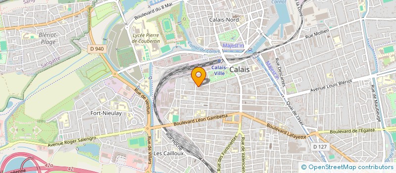 localisation de l'entreprise EURL PAQUES THIERRY  CALAIS