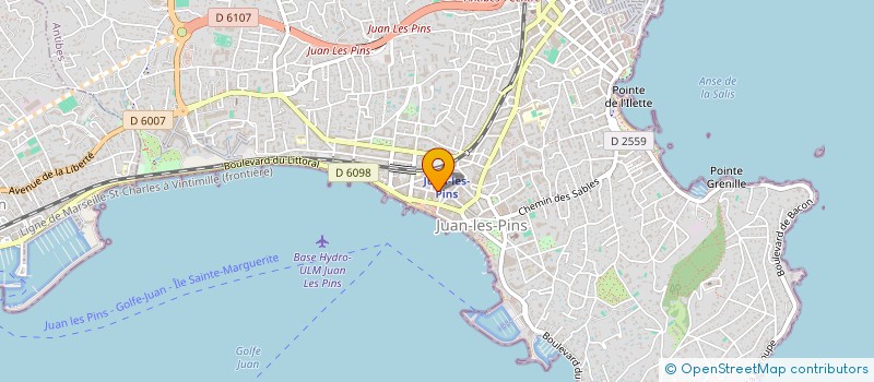 localisation de l'entreprise EURL PARAPHARMA PLUS à ANTIBES