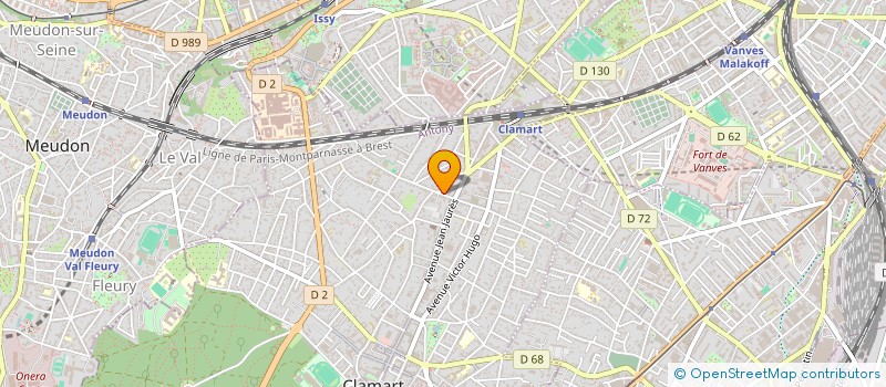 localisation de l'entreprise EURL PARENTHESE à CLAMART