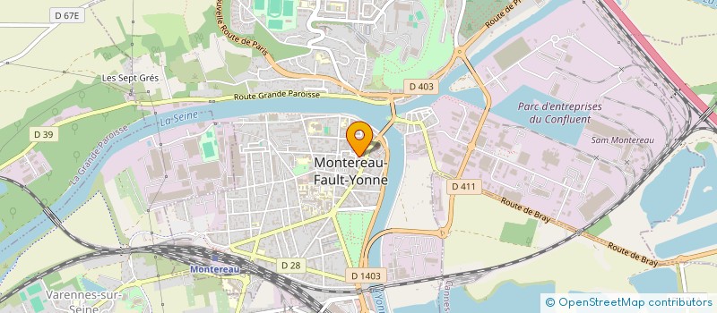 localisation de l'entreprise EURL PARENTHESES  MONTEREAU-FAULT-YONNE