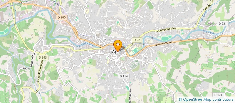 localisation de l'entreprise EURL PARISI  APT