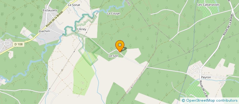 localisation de l'entreprise EURL PASCAL BRUN  SAUCATS