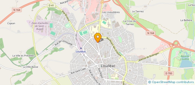 localisation de l'entreprise EURL PASCAL CHANTREL à LOUDEAC