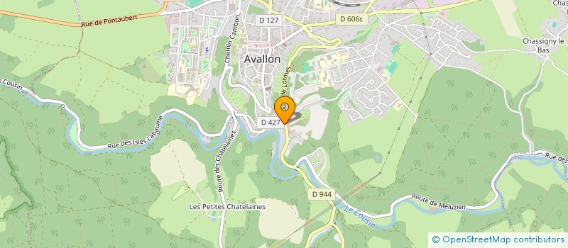 localisation de l'entreprise EURL PASCAL GENIN à AVALLON