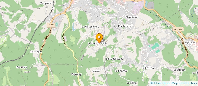 localisation de l'entreprise EURL PASCAL GIRESSE  VITRAC