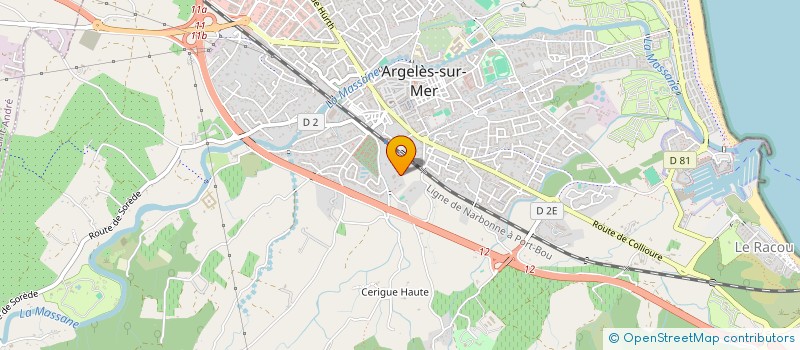 localisation de l'entreprise EURL PASCAL MAUPIN à ARGELES-SUR-MER