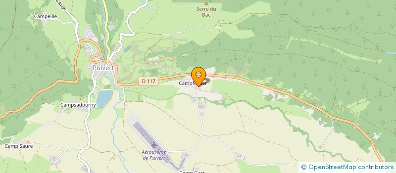 localisation de l'entreprise EURL PASCAL PONT  PUIVERT