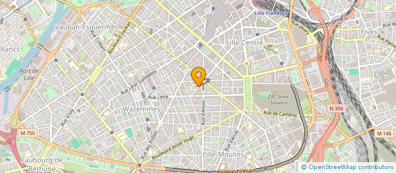 localisation de l'entreprise EURL PASCAL RAULT à LILLE