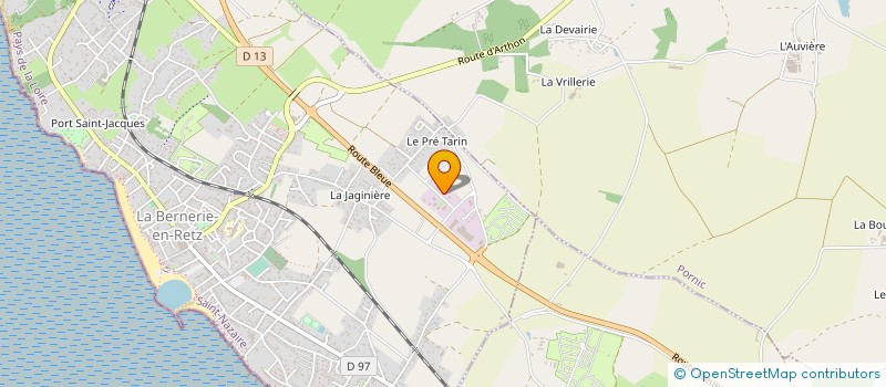 localisation de l'entreprise EURL PASCAL RENAUD à LA BERNERIE-EN-RETZ