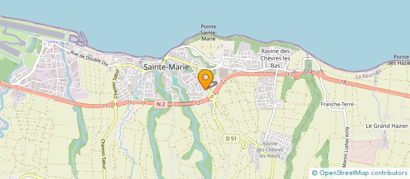 localisation de l'entreprise EURL PASCHA à SAINTE-MARIE