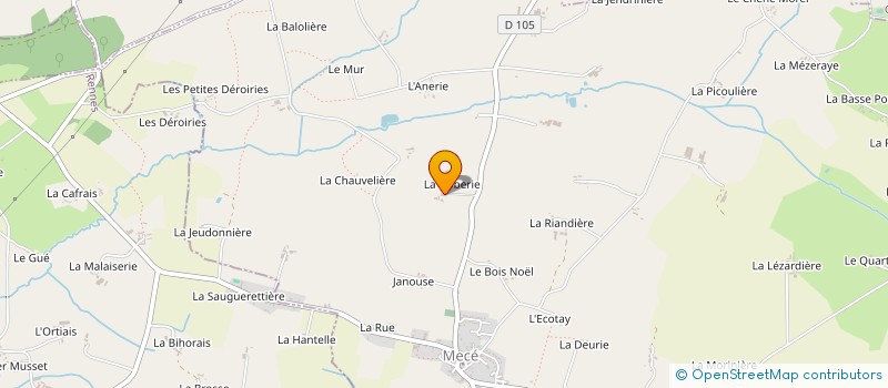 localisation de l'entreprise EURL PASQUER à MECE