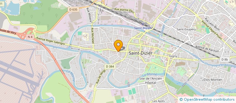 localisation de l'entreprise EURL PASQUIER SEBASTIEN à SAINT-DIZIER