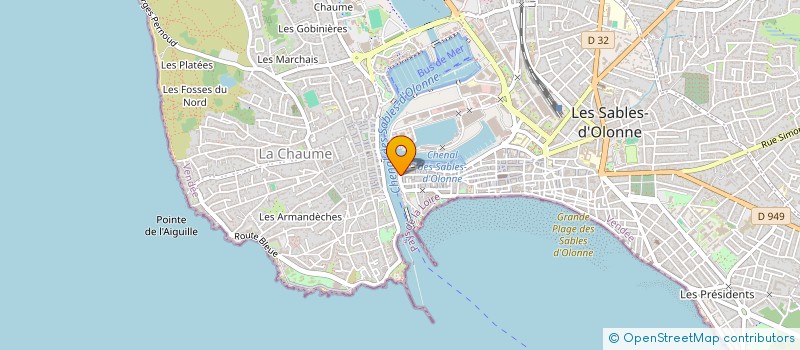 localisation de l'entreprise EURL PATA à LES SABLES D'OLONNE