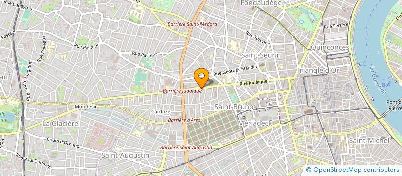 localisation de l'entreprise EURL PATISSERIE DORIN à BORDEAUX