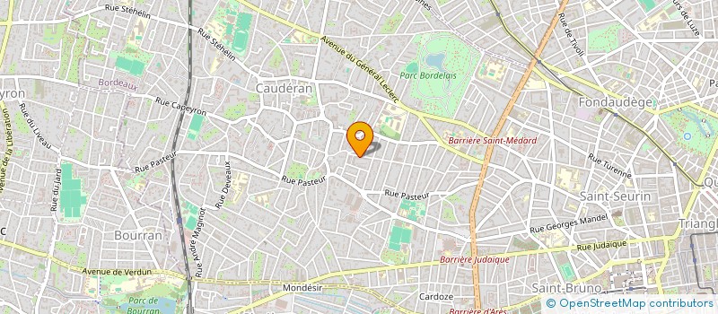 localisation de l'entreprise EURL PATRICE CLAVERIE à BORDEAUX