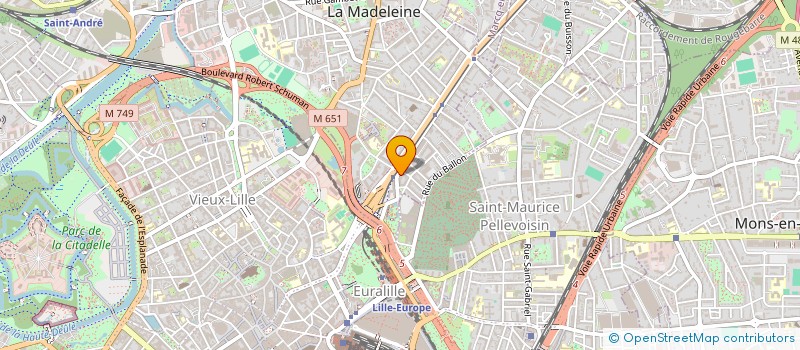 localisation de l'entreprise EURL PATRICE GEHIN à LA MADELEINE