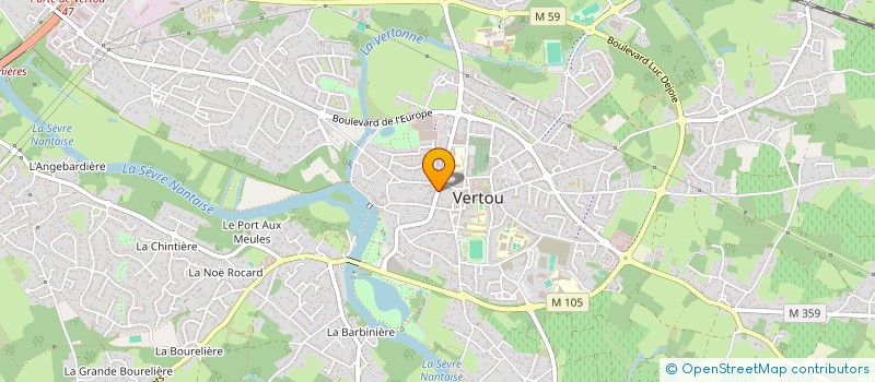 localisation de l'entreprise EURL PATRICE ROGNERUD  VERTOU