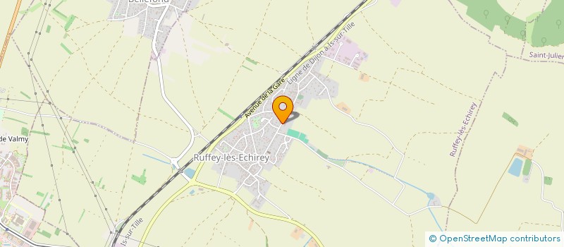 localisation de l'entreprise EURL PATRICK BASLE  BELLEFOND