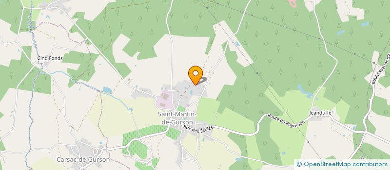 localisation de l'entreprise EURL PATRICK BORNET  SAINT-MARTIN-DE-GURSON