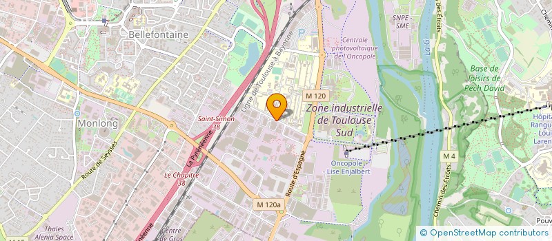 localisation de l'entreprise EURL PATRICK LOPEZ à TOULOUSE