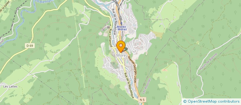 localisation de l'entreprise EURL PAULA MARTINS - AUX CAPRICES DES NEIGES à HAUTS DE BIENNE