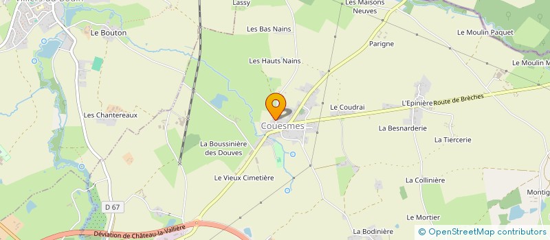 localisation de l'entreprise EURL PAULE DAMIEN  COUESMES