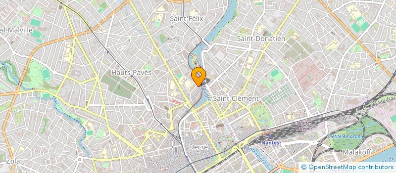 localisation de l'entreprise EURL PAULINE HERVE  NANTES