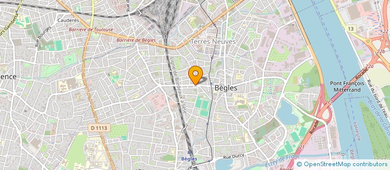 localisation de l'entreprise EURL PAULINE TREQUESSER à BEGLES