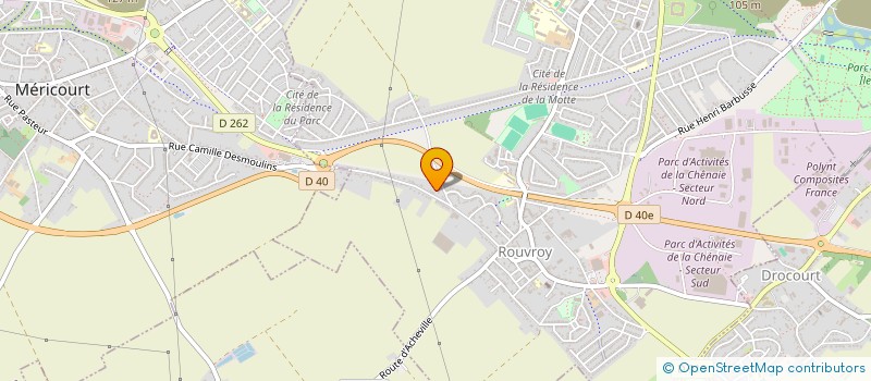 localisation de l'entreprise EURL PAULUCIE  ROUVROY