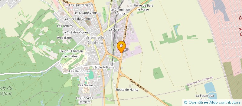 localisation de l'entreprise EURL PAULY  BRIENNE-LE-CHATEAU