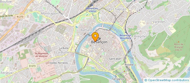 localisation de l'entreprise EURL PAUSE COIFFE à BESANCON