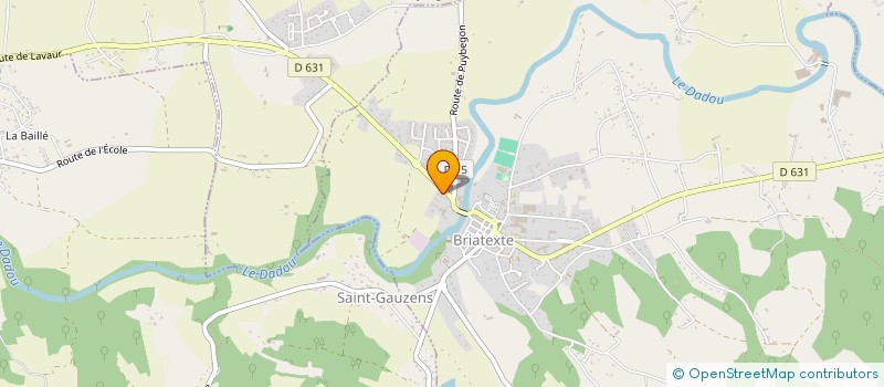 localisation de l'entreprise EURL PAUSE COIFFURE  BRIATEXTE