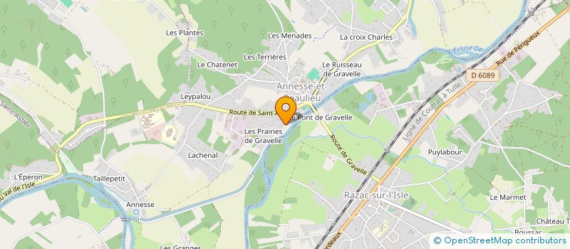 localisation de l'entreprise EURL PAUSE DEJEUNER  ANNESSE-ET-BEAULIEU