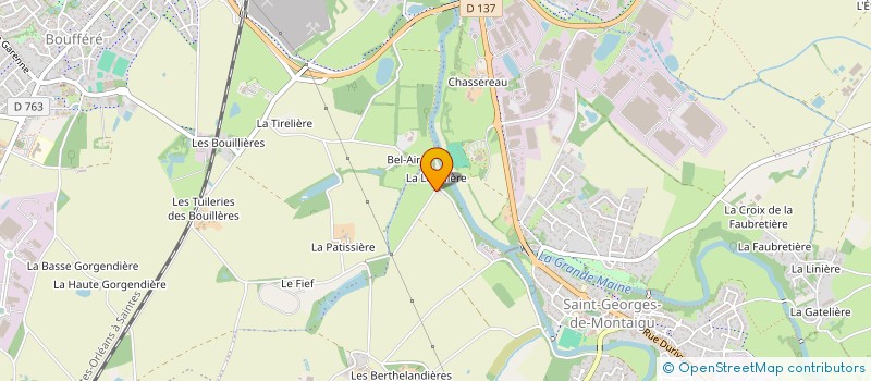 localisation de l'entreprise EURL PAVAGEAU à MONTAIGU-VENDEE