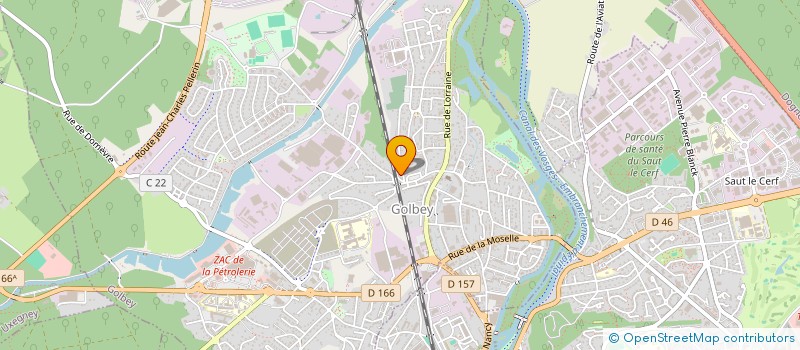 localisation de l'entreprise EURL PAYSAGE-RESINE  GOLBEY