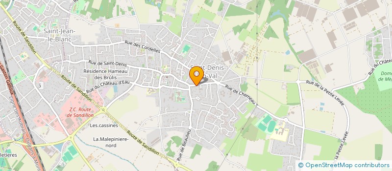 localisation de l'entreprise EURL PCC 45 à SAINT-DENIS-EN-VAL