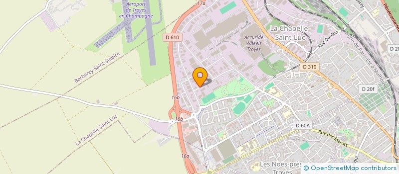 localisation de l'entreprise EURL PEC  LA CHAPELLE-SAINT-LUC