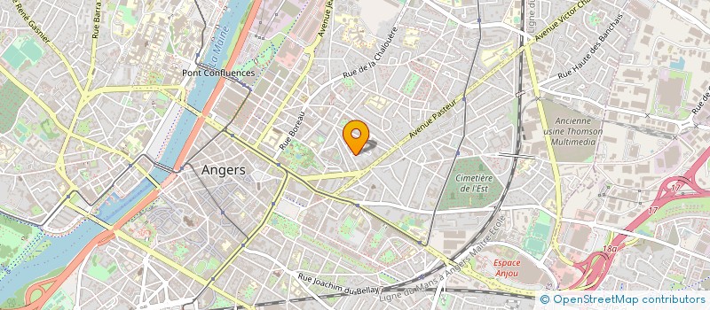 localisation de l'entreprise EURL PEEK-POCKET à ANGERS