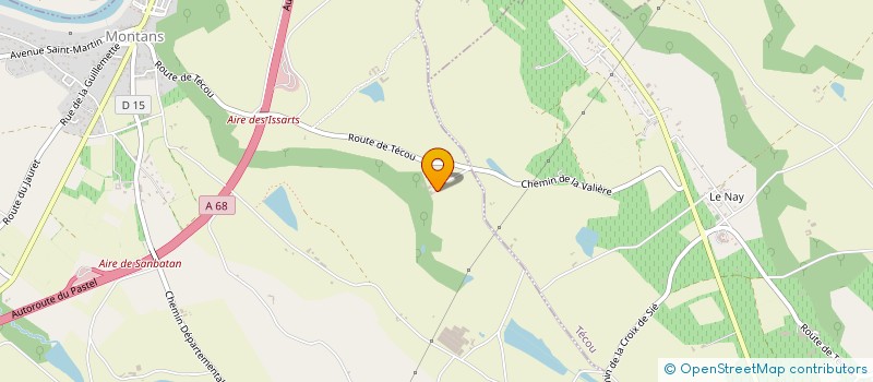 localisation de l'entreprise EURL PELISSOU ET FILS à MONTANS
