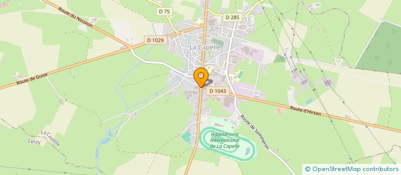 localisation de l'entreprise EURL PELLE MAURICE  LA CAPELLE