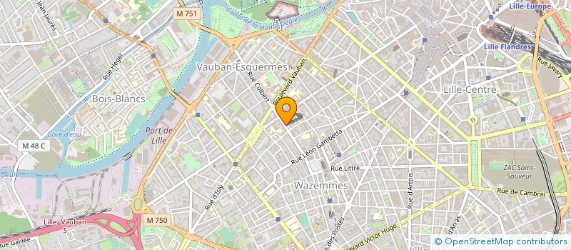 localisation de l'entreprise EURL PELUCHE à LILLE
