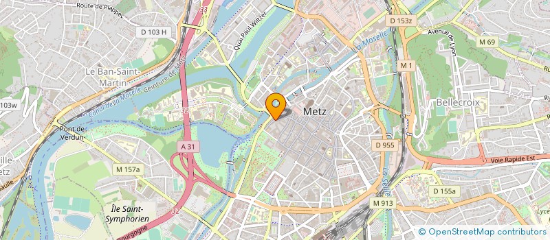 localisation de l'entreprise EURL PEOPLE  METZ