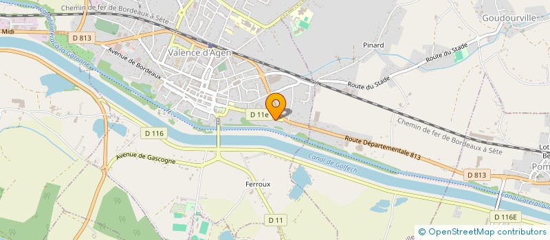 localisation de l'entreprise EURL PERE INVEST à VALENCE