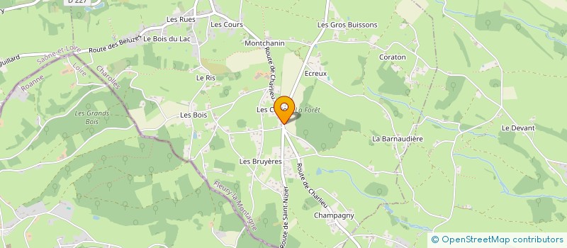 localisation de l'entreprise EURL PERESSUTTI  FLEURY-LA-MONTAGNE