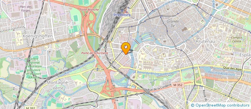 localisation de l'entreprise EURL PERFORMANCE AUTOMOBILE à STRASBOURG
