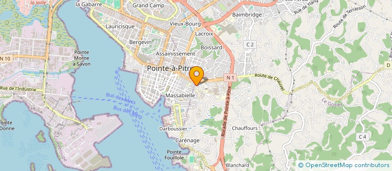 localisation de l'entreprise EURL PERINE HUGUET à LES ABYMES
