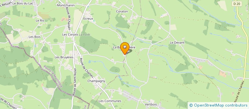 localisation de l'entreprise EURL PERISSE ENTRETIENS à FLEURY-LA-MONTAGNE