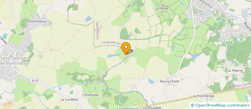 localisation de l'entreprise EURL PERRIN  SAINT-GEORGES-DE-POINTINDOUX